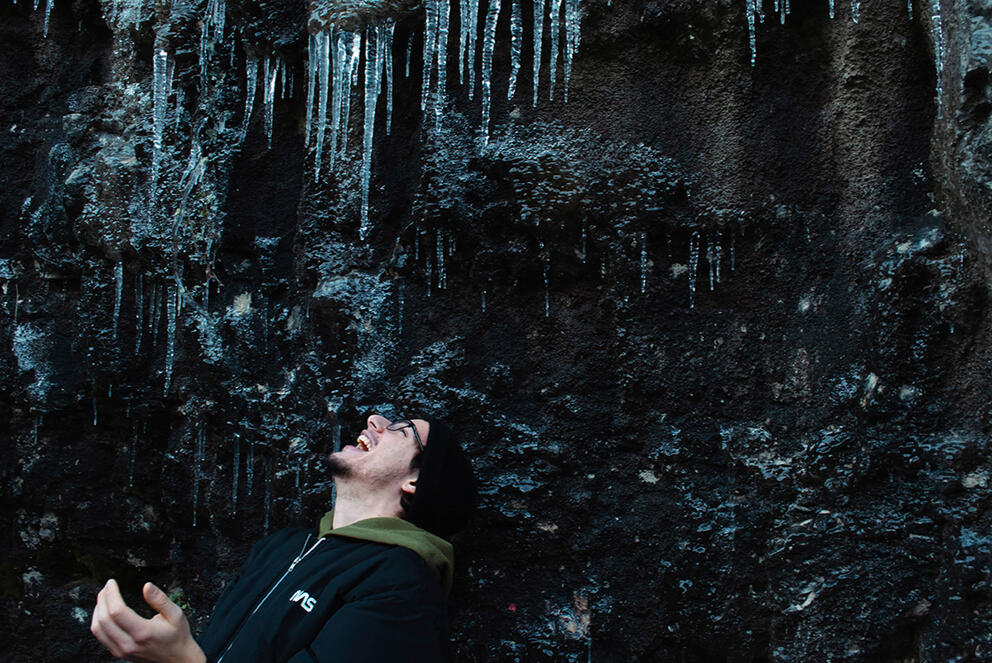 "Hiking with my roommates"