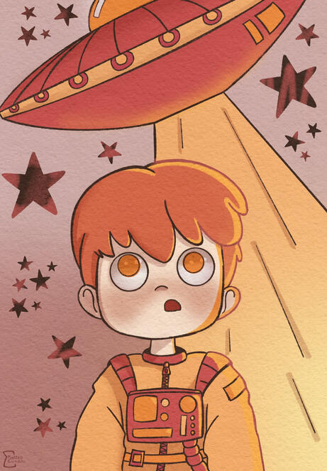 Random sketch I made while watching E.T.