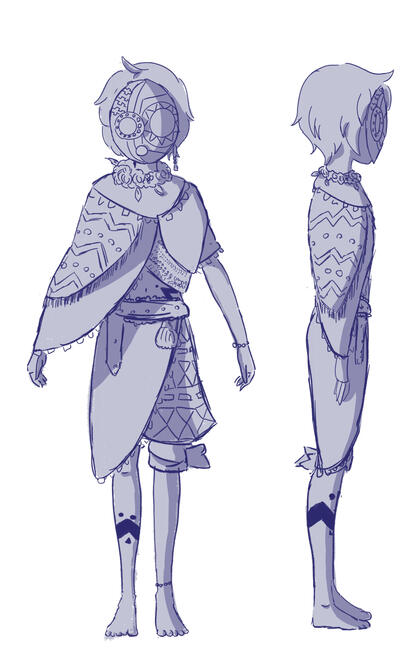 Taiaora, illustration made for the Screenwriting course